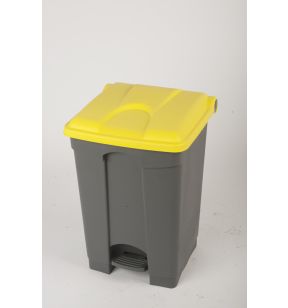 Pedaalemmer plastic 45 L grijs Probbax