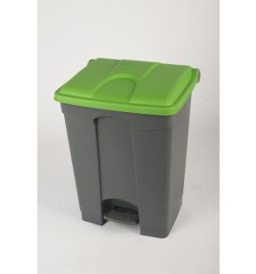 Collecteur à pédale plastique 70 L gris Probbax