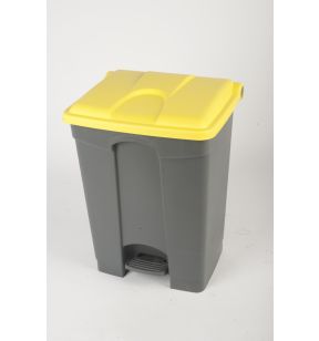Collecteur à pédale plastique 70 L gris Probbax