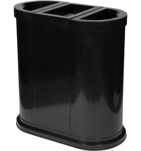 Station tri acier 150 L noir Probbax