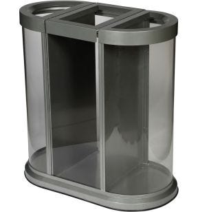 Station tri acier 150 L transparent Probbax