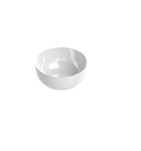 Bol rond blanc porcelaine vitrifiée 77 cl Ø 16 cm Style Astera