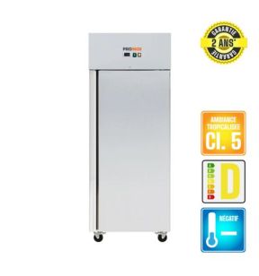 Armoire de congélation 1 porte froid négatif 700 L 3 grilles Proinox