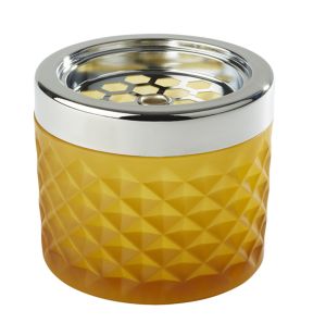 Asbak geel glas Ø 9.5 8 Aps