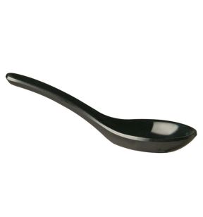 Cuillère chinoise mélamine noir 13,5x4,5x4,5 cm Aps