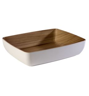 Saladier mélamine blanc 32,5x26,5x7,5 cm 4 L Frida Aps