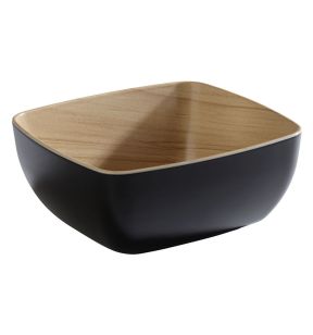 Saladier mélamine noir 17,6x16,2 cm 1 L Frida Aps