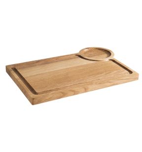 Planche à steak rectangulaire chêne 37 cm Oak Aps