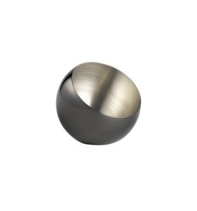 Set de 3 coupelles boule inox noir Ø 8 cm 7 cm 0,1 L Sphere Aps