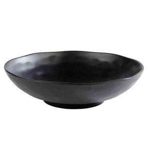 Saladier mélamine noir Ø 31 cm 8,5 cm 2,5 L Zen Aps