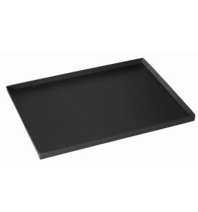 Plateau repas rectangulaire noir carton 37,2x27,2x1,7 cm