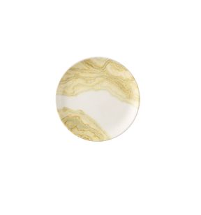 Assiette coupe plate rond Gold porcelaine vitrifiée Ø 28,8 cm Tide Churchill