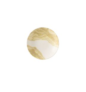 Assiette coupe creuse rond Gold porcelaine vitrifiée Ø 25 cm Tide Churchill