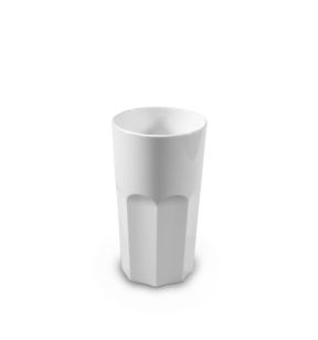Gobelet forme haute blanc tritan 33 cl Graniti