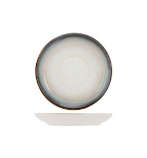 Sous tasse à café rond blanc porcelaine Ø 14,2 cm Akoya Proof