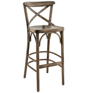 Tabouret de bar marron 108x46x45 cm Sofia Flexmob
