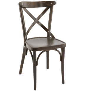 Chaise brun 87x46x45 cm Sofia Flexmob