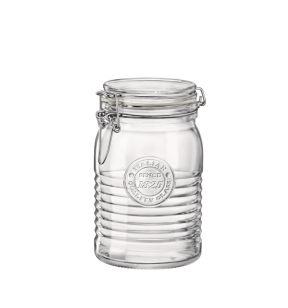 Bocal avec couvercle hermétique transparent verre Ø 10,8 cm Officina 1825 Bormioli Rocco