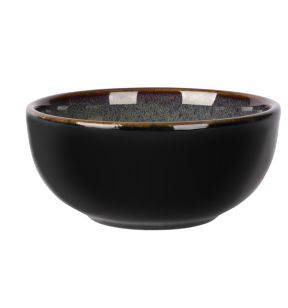 Bol rond noir porcelaine Ø 8 cm Bogota Proof