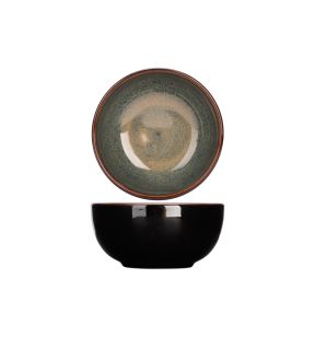 Bol rond noir porcelaine Ø 12 cm Bogota Proof