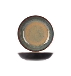 Assiette creuse rond noir porcelaine Ø 24 cm Bogota Proof