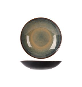 Assiette creuse rond noir porcelaine Ø 26 cm Bogota Proof
