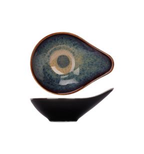 Coupelle organique noir porcelaine 11 cm Bogota Proof