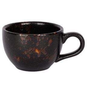 Tasse à espresso noir porcelaine 7 cl Ø 7 cm Etna Proof
