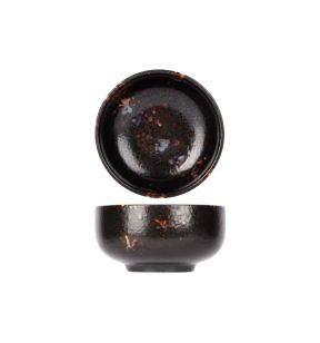 Coupelle rond noir porcelaine Ø 7 cm Etna Proof