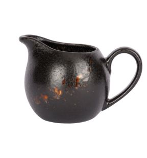 Crémier/saucière noir porcelaine 14 cl Ø 11 cm Etna Proof