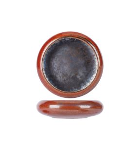 Coupelle brun porcelaine Ø 9 cm Elements Maroon Proof