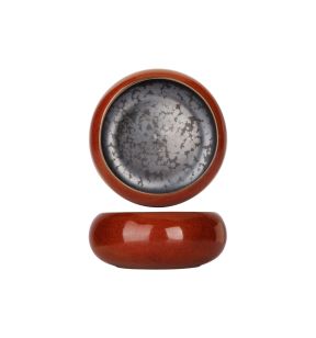 Bowl rond brun porcelaine Ø 13 cm Elements Maroon Proof