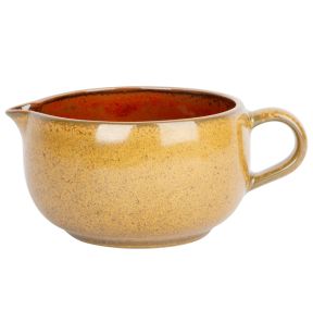 Crémier/saucière jaune porcelaine 16 cl Ø 9 cm Elements Mustard Proof