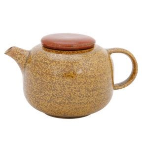 Théière jaune porcelaine 80 cl Ø 19 cm Elements Mustard Proof
