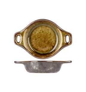 Coupelle cocotte argent porcelaine Ø 10 cm Elements Mineral Proof