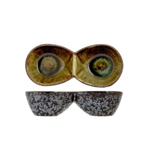 Coupelle double argent porcelaine Elements Mineral Proof