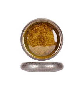 Assiette rond argent porcelaine Ø 17 cm Elements Mineral Proof