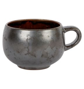 Tasse à espresso argent porcelaine 10 cl Ø 6 cm Elements Mineral Proof