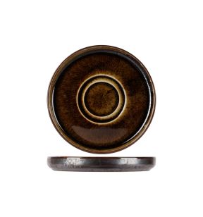 Sous tasse rond argent porcelaine Ø 14 cm Elements Mineral Proof