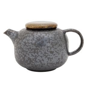 Théière argent porcelaine 80 cl Ø 19 cm Elements Mineral Proof