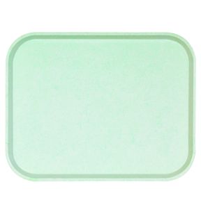 Plateau polyester vert 41x30 cm Poly One Platex