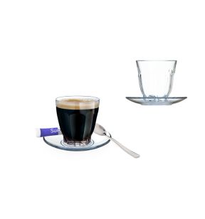 Schoteltje voor koffiekopje doorzichtig glass gehard Ø 112 mm Arcadie Arcoroc