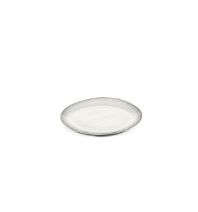 Assiette coupe plate rond écru grès émaillé 20x20 cm La Mère Serax