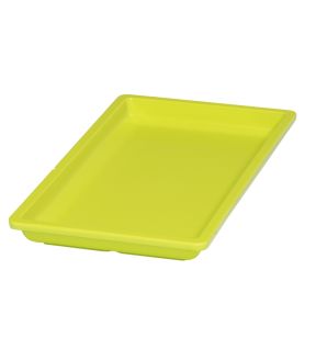 Bac rectangulaire vert mélamine 32,5 cm Vestah Platex