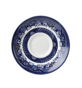 Sous tasse rond Georgian Willow Blue porcelaine Ø 14,1 cm Vintage Prints Churchill