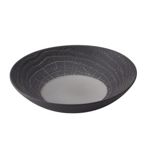 Assiette coupe creuse rond gris porcelaine culinaire Ø 27 cm Arborescence Revol