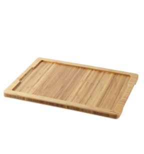 Plank rechthoekig beige bamboe x28 Basalt Revol