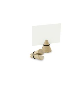 Pince porte étiquette hêtre beige Ø 3 cm 3,3 cm Revol