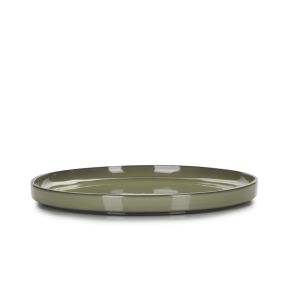 Assiette plate rond cardamome porcelaine culinaire Ø 26 cm  Caractère Revol