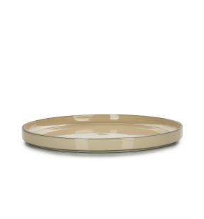 Plat bord rond muskaatbeige culinair Ø 15 Caractere Revol